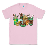 Bubblegum Pink yorkshire terrier coffee cups Classic Tee - Zillion Design Studio