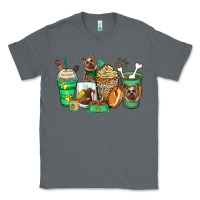 Charcoal Heather yorkshire terrier coffee cups Classic Tee - Zillion Design Studio