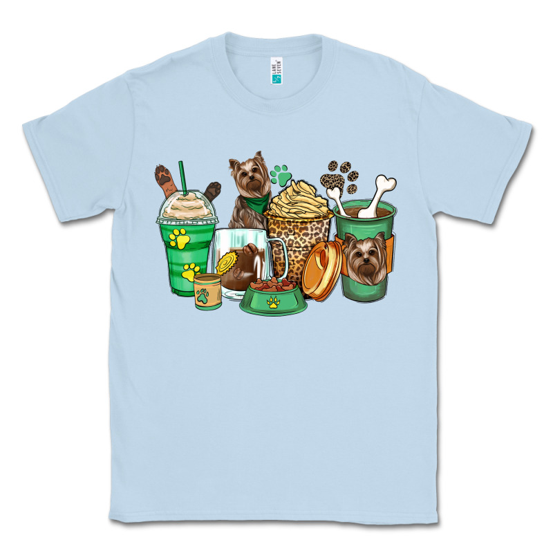Yorkshire Terrier Coffee Cups Classic Tee by Zillion Design Studio | Teevron