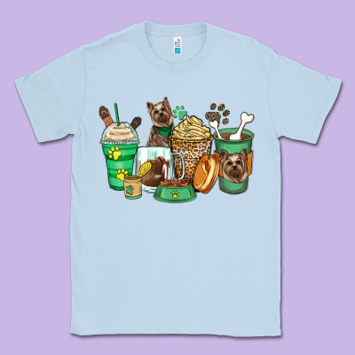Classic Tee yorkshire terrier coffee cups