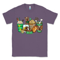 Lavender yorkshire terrier coffee cups Classic Tee - Zillion Design Studio