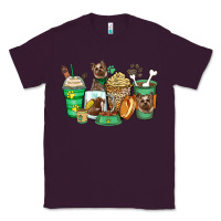 Plum yorkshire terrier coffee cups Classic Tee - Zillion Design Studio