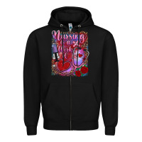 Black nursing is a work of heart Zipper Hoodie - RanaPortraitStore