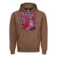 Chestnut nursing is a work of heart Zipper Hoodie - RanaPortraitStore