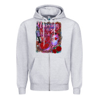 Heather Grey nursing is a work of heart Zipper Hoodie - RanaPortraitStore