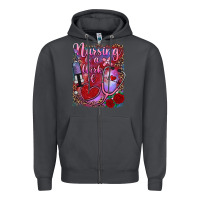 Smoke nursing is a work of heart Zipper Hoodie - RanaPortraitStore