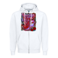 White nursing is a work of heart Zipper Hoodie - RanaPortraitStore
