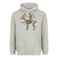 Moon Dust skeleton deer santa Heavyweight Hoodie - FaDigitalArtStudio