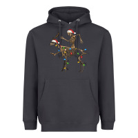 Smoke skeleton deer santa Heavyweight Hoodie - FaDigitalArtStudio
