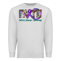 Dove Grey faith crohn's disease awareness Premium Sweatshirt - JahusDesignShop