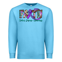 Ocean Blue faith crohn's disease awareness Premium Sweatshirt - JahusDesignShop