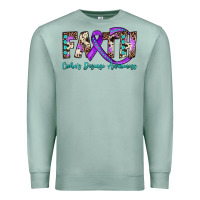 Seafoam faith crohn's disease awareness Premium Sweatshirt - JahusDesignShop
