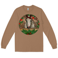 Toasted Coconut Christmas Horse Long Sleeve Tee - RanaPortraitStore