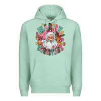 Seafoam merry christmas santa Premium Hoodie - AdoDesignShop