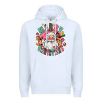 White merry christmas santa Premium Hoodie - AdoDesignShop