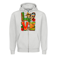 Dove Grey love mexico Zipper Hoodie - Zillion Design Studio