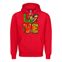 Red love mexico Zipper Hoodie - Zillion Design Studio