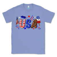 Colony Blue usa 4th of july Classic Tee - texasbilliewilder