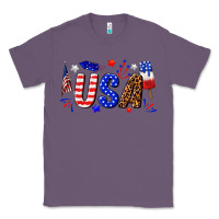 Lavender usa 4th of july Classic Tee - texasbilliewilder