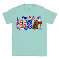 Seafoam usa 4th of july Classic Tee - texasbilliewilder