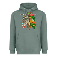Sage skeleton chest christmas Heavyweight Hoodie - FaDigitalArtStudio