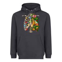 Smoke skeleton chest christmas Heavyweight Hoodie - FaDigitalArtStudio