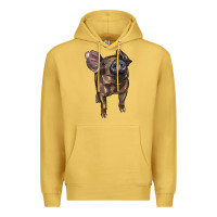 Antique Gold baby duroc pig Premium Hoodie - LillyAllenDesigns
