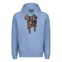 Colony Blue baby duroc pig Premium Hoodie - LillyAllenDesigns