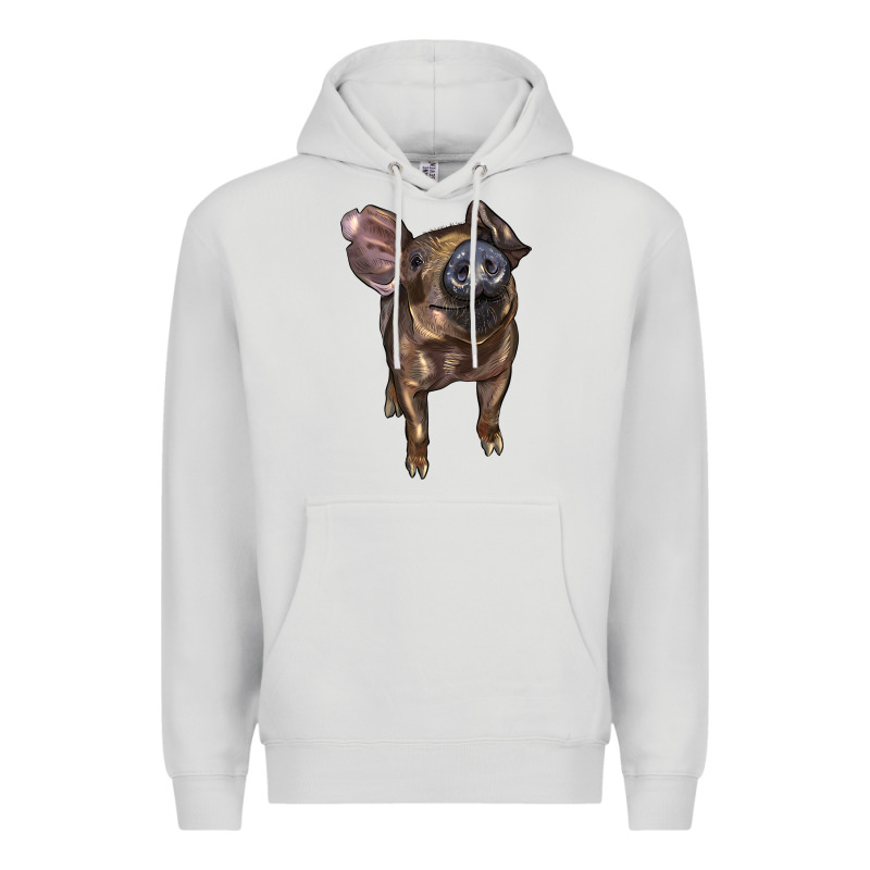 Baby Duroc Pig Premium Hoodie by LillyAllenDesigns | Teevron