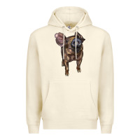 Sandshell baby duroc pig Premium Hoodie - LillyAllenDesigns