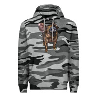 Slate Camo baby duroc pig Premium Hoodie - LillyAllenDesigns