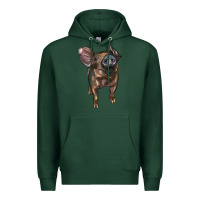 Sports Green baby duroc pig Premium Hoodie - LillyAllenDesigns
