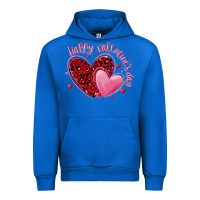 Cobalt happy valentine's day hearts Urban Hoodie - MaliasSmallBusiness