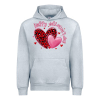 Heather Grey happy valentine's day hearts Urban Hoodie - MaliasSmallBusiness