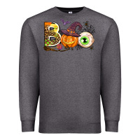 Charcoal Heather boo Premium Sweatshirt - AdoDesignShop
