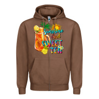 Chestnut sunshine and sweet tea Zipper Hoodie - texasbilliewilder