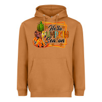 Meerkat hello pumpkin season Heavyweight Hoodie - RacoonDesign