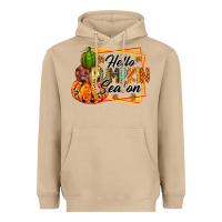 Mushroom hello pumpkin season Heavyweight Hoodie - RacoonDesign