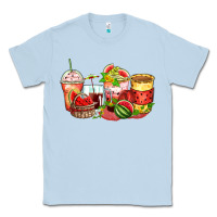 Dusty Blue watermelon farm fresh coffee cups Classic Tee - Zillion Design Studio