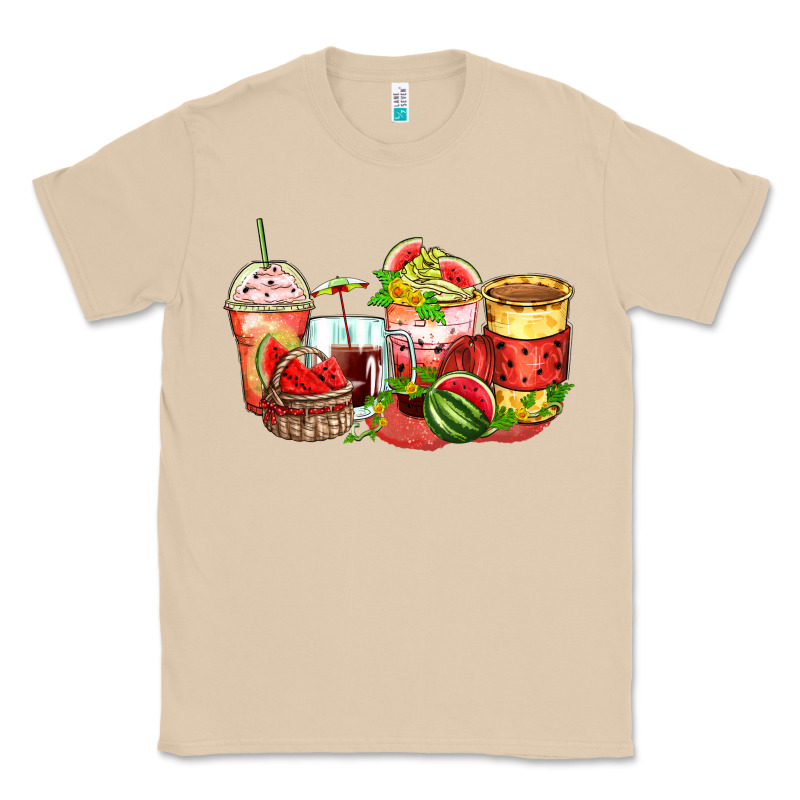 Watermelon Farm Fresh Coffee Cups Classic Tee by Zillion Design Studio | Teevron