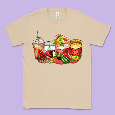 Classic Tee watermelon farm fresh coffee cups
