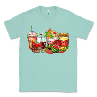 Seafoam watermelon farm fresh coffee cups Classic Tee - Zillion Design Studio