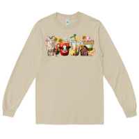 Mushroom farm animals coffee cups Long Sleeve Tee - texasbilliewilder