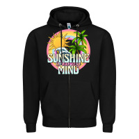 Black sunshine is on my mind Zipper Hoodie - texasbilliewilder