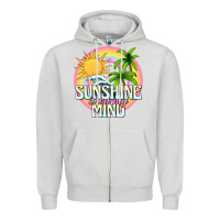 Dove Grey sunshine is on my mind Zipper Hoodie - texasbilliewilder