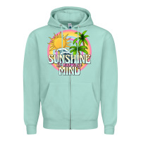 Seafoam sunshine is on my mind Zipper Hoodie - texasbilliewilder
