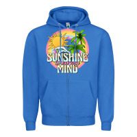 True Royal sunshine is on my mind Zipper Hoodie - texasbilliewilder