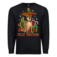 Black Chihuahua feliz navidad Premium Sweatshirt - JahusDesignShop