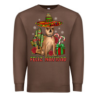 Chestnut Chihuahua feliz navidad Premium Sweatshirt - JahusDesignShop