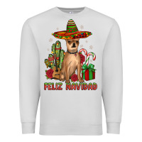 Dove Grey Chihuahua feliz navidad Premium Sweatshirt - JahusDesignShop